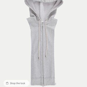 Veronica Beard Hoodie Dickey, NWT, Gray, One Size